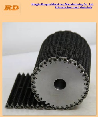 玻璃廠用高速的行列機(jī)用帶保護(hù)帽的無聲齒形鏈帶齒輪