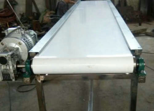 白色皮帶輸送機 材質PU，耐高溫，耐腐蝕酸堿